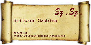 Szilczer Szabina névjegykártya